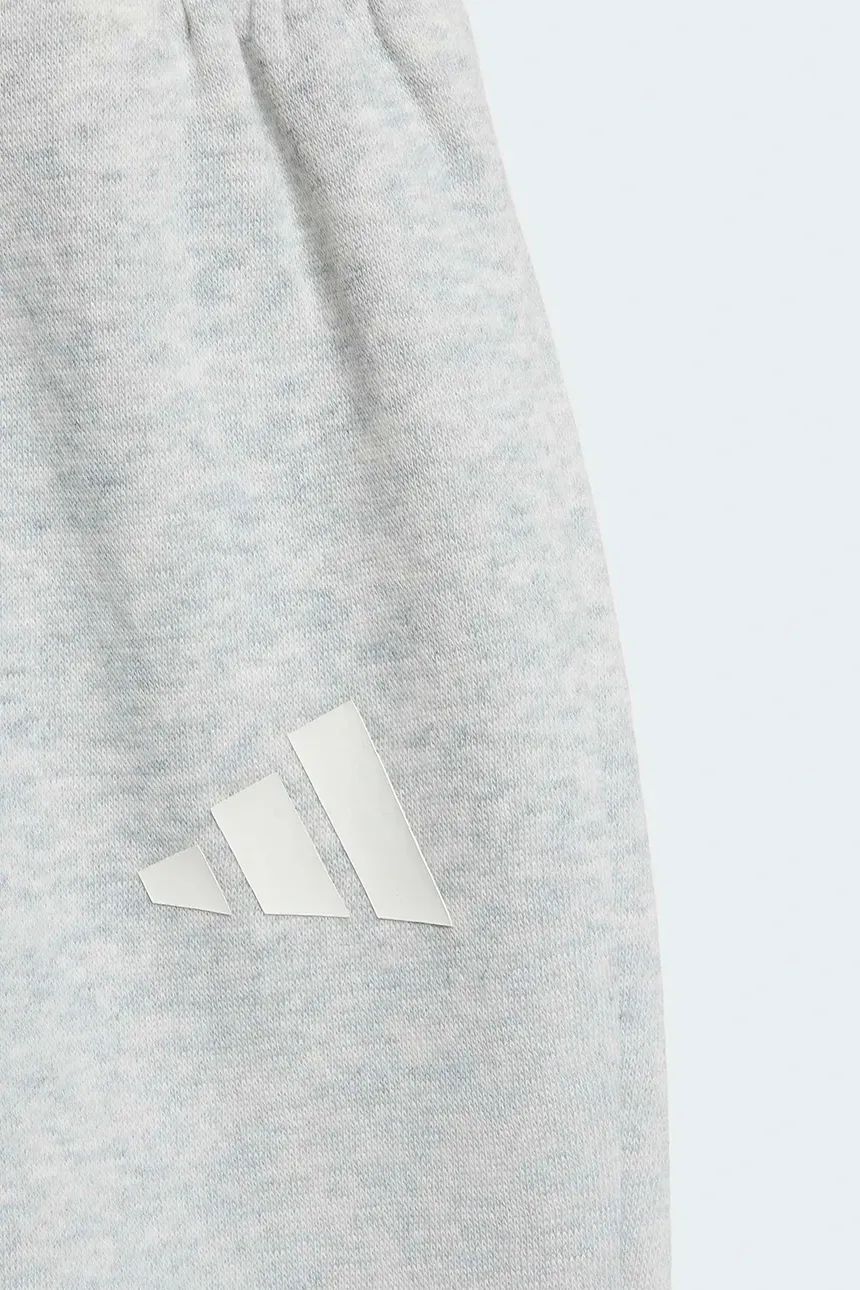 Adidas tuta girocollo in cotone felpato