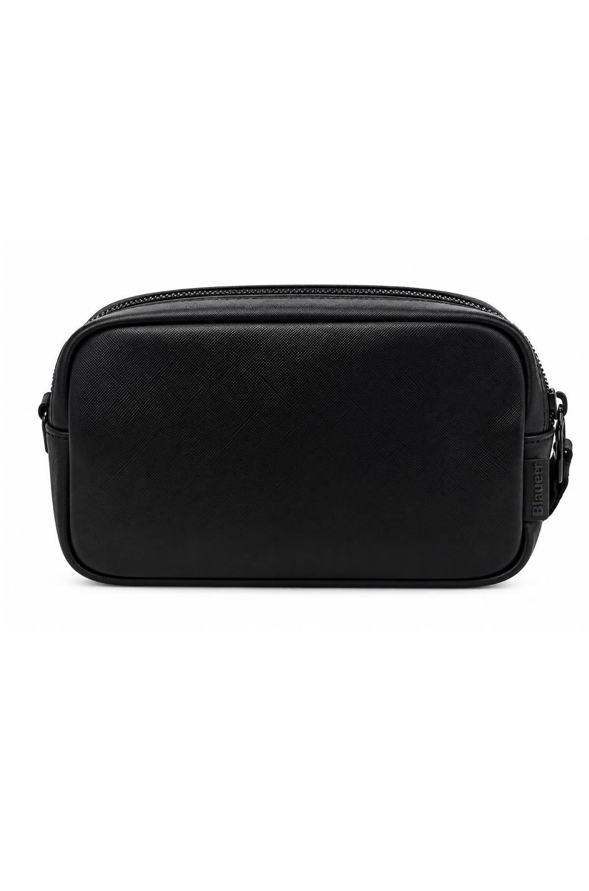 Blauer Saffiano leather clutch
