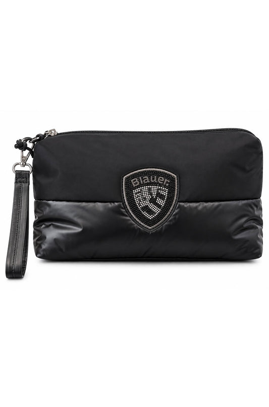 Blauer Pochette polyester nylon clutch