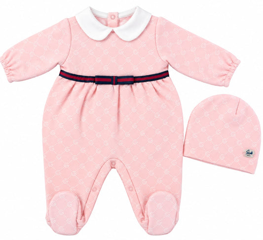 Gabriella Gucci Tutina con cappellino neonata