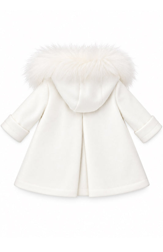 Isabel Martinez Cappotto con morbida pelliccia nel cappuccio