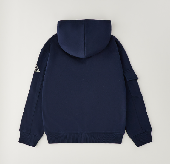 Roy Roger's Felpa zip con cappuccio per bambino