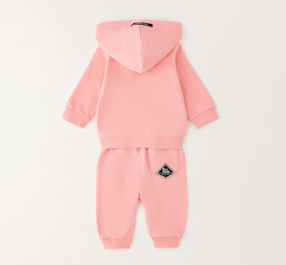 Roy Roger's completo tuta con zip e cappuccio neonata
