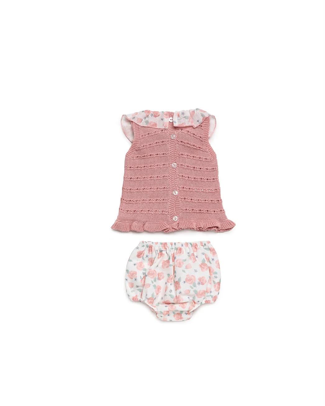 Juliana completo con coulotte neonata
