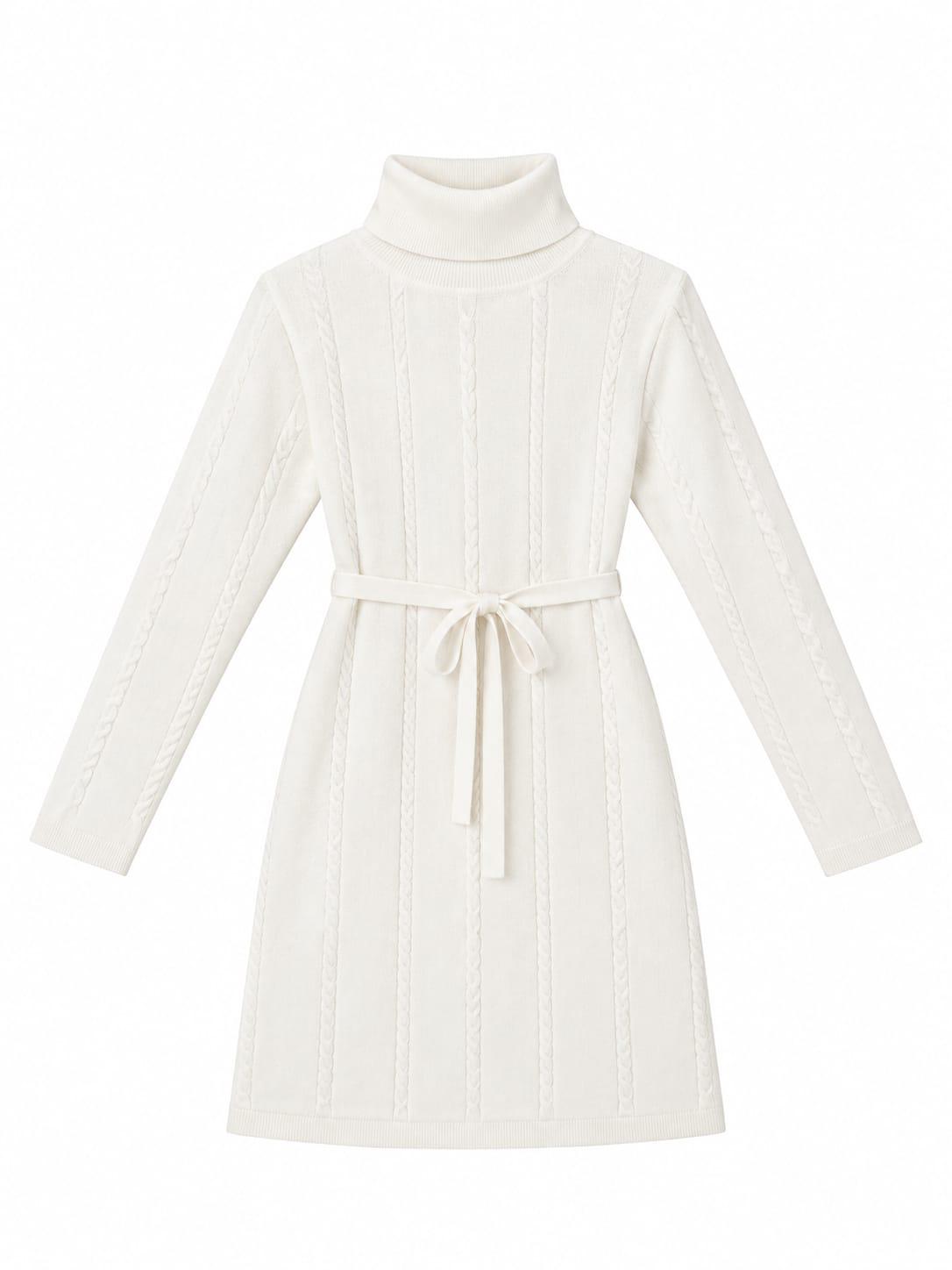 Kocca vestito in maglia a maniche lunghe