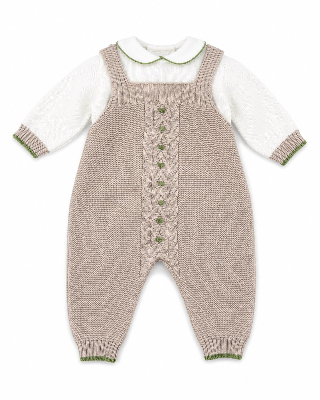 Marlù salopette neonato con cappellino, scarpetta e copertina