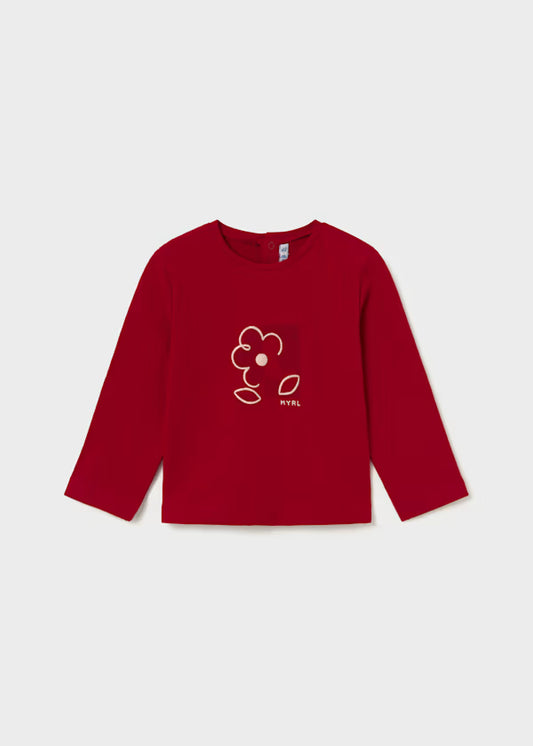 Mayoral maglietta basica serigrafia bimba