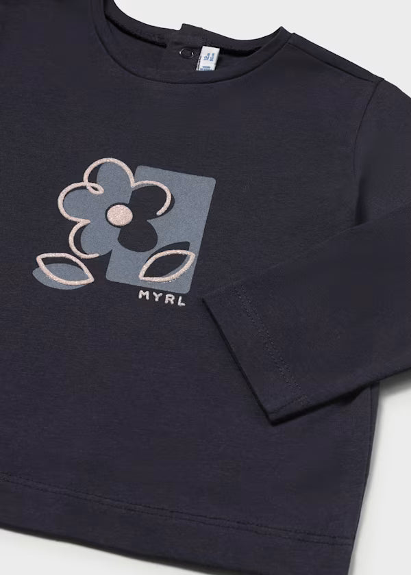 Mayoral maglietta basica serigrafia bimba