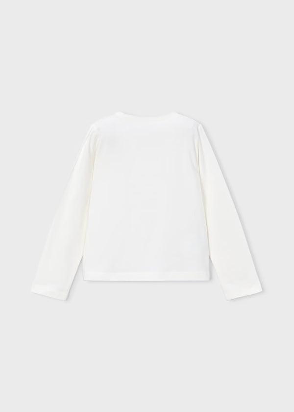 Mayoral Maglia basica fiore bambina