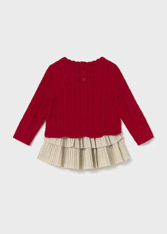 Mayoral Completo con gonna volant e maglione