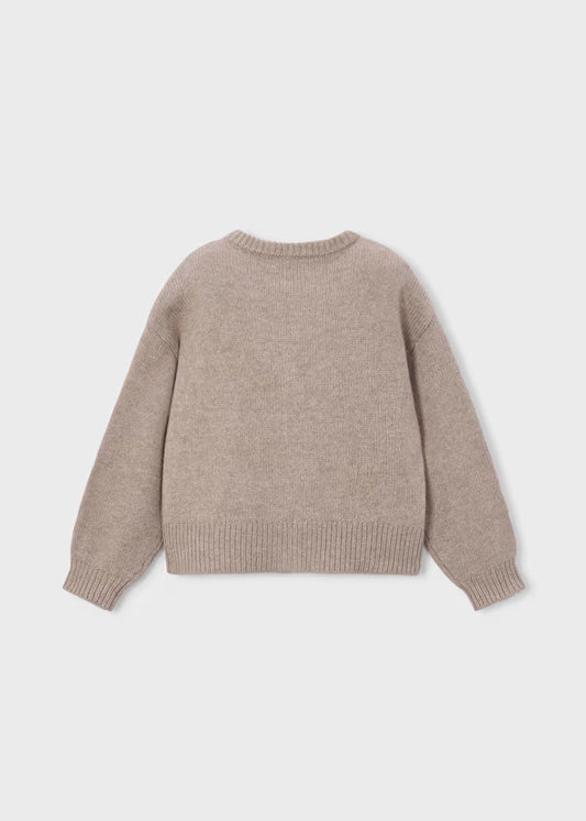 Mayoral Cardigan a maglia con fiori