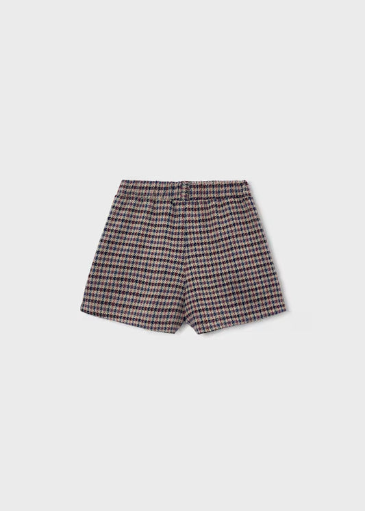 Mayoral Gonna pantaloncino a quadri per bambina