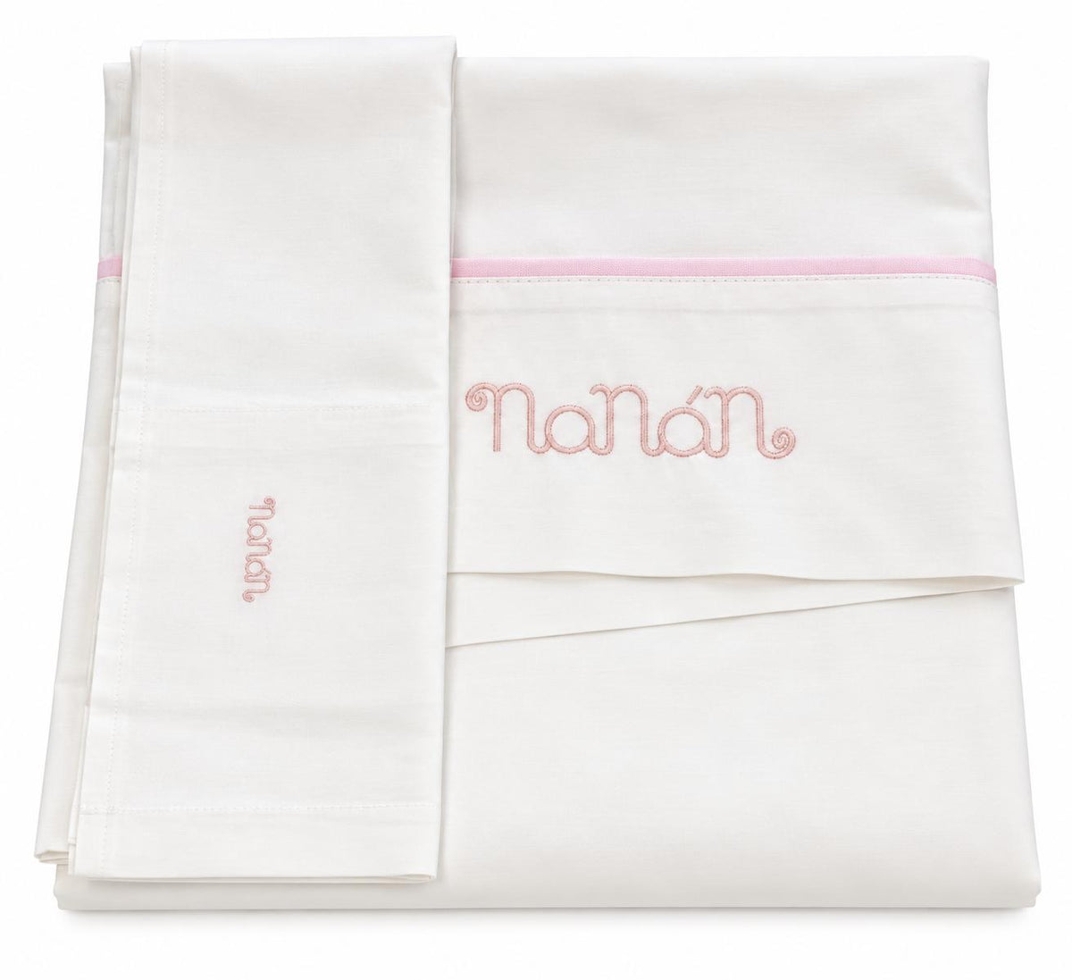 Nanan set nascita con tutina, cappellino, coperta, lenzuolo e bavetta