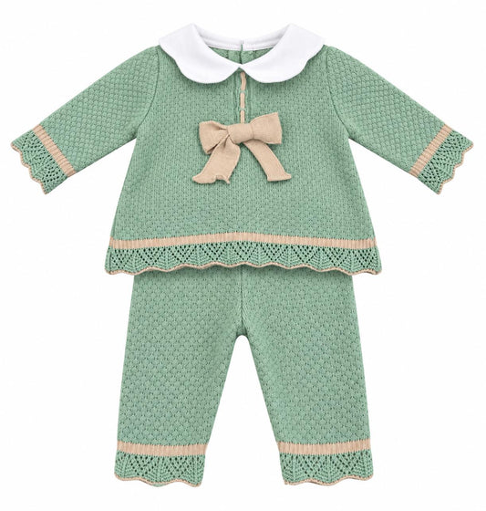 Pappa e Latte Set nascita con completo, bavaglino, scarpine e cappellino