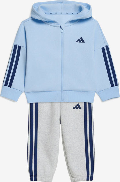 Adidas tuta con cappuccio e zip felpata