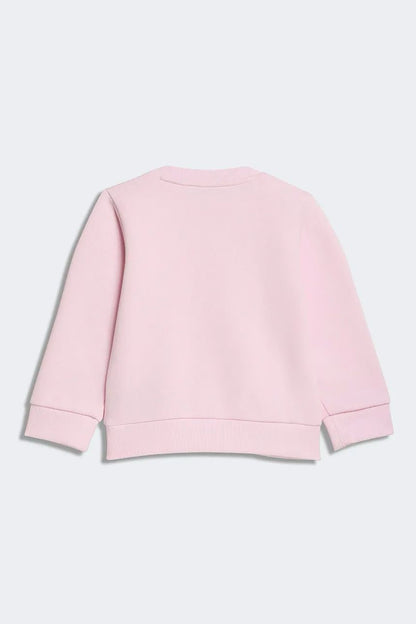 Adidas tuta girocollo in cotone felpato