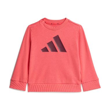 Adidas tuta girocollo cotone garzato