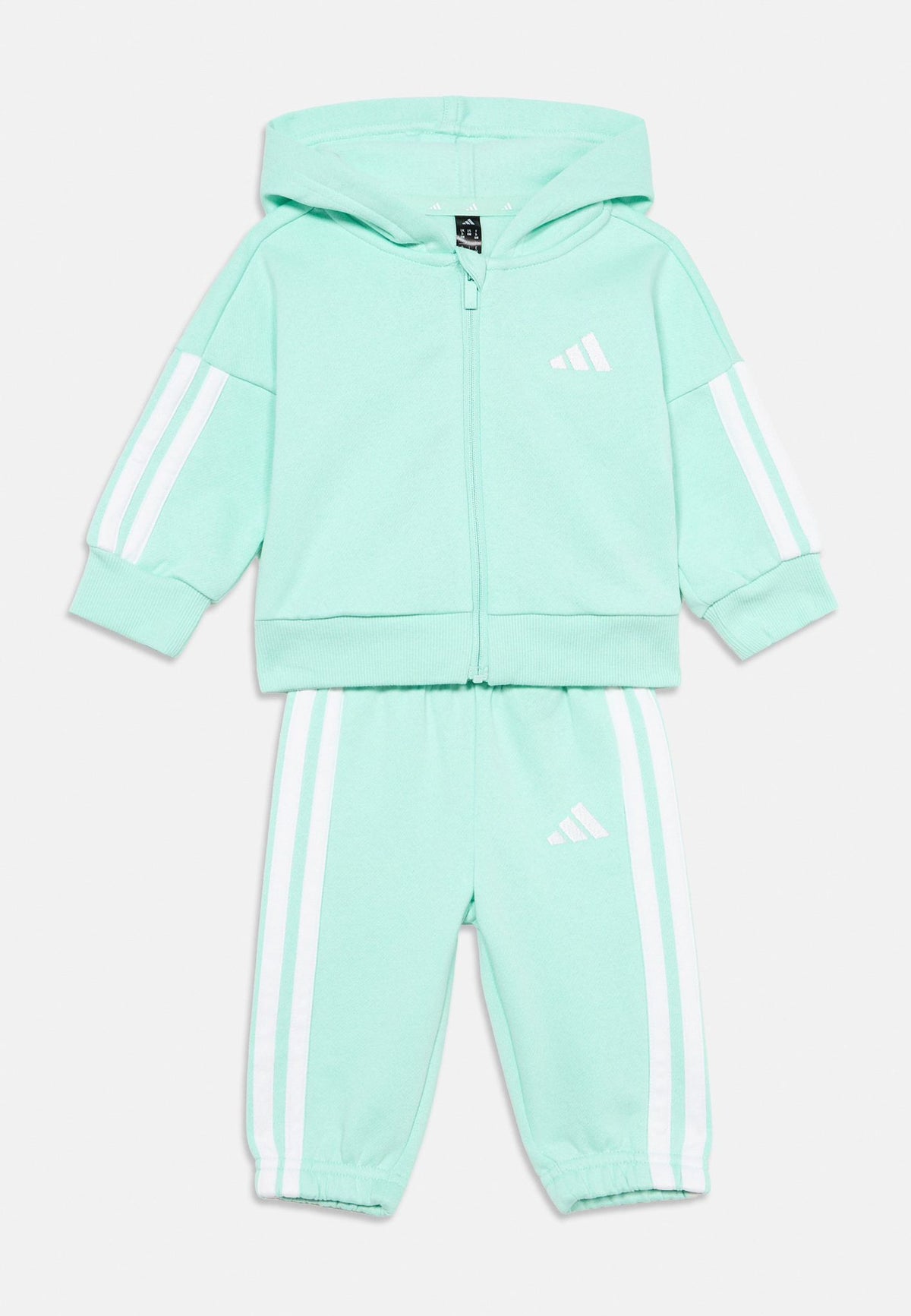 Adidas tuta zip con cappuccio