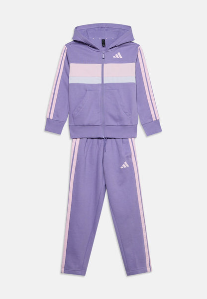 Adidas tuta con cappuccio e zip felpata