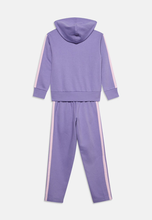 Adidas tuta con cappuccio e zip felpata