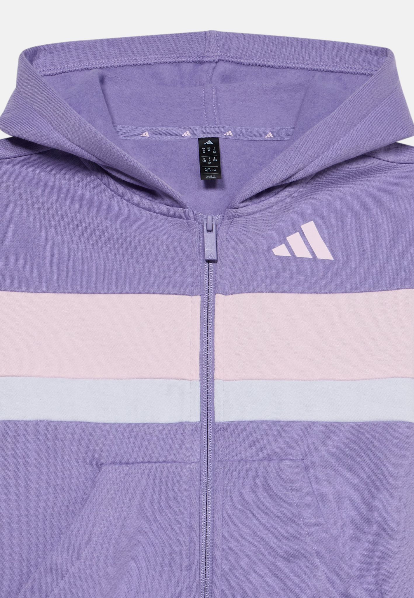 Adidas tuta con cappuccio e zip felpata