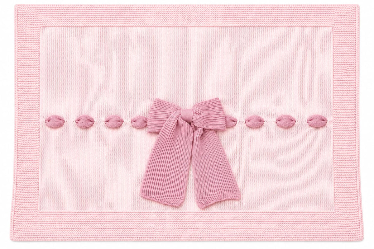 Bebé di Almy Set con completo 2pz, copertina, cappellino e scarpetta