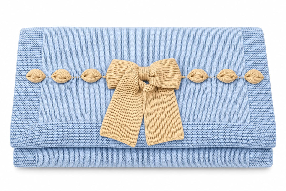 Bebè di Almy Set con completo 2pz, copertina, scarpetta, e cappellino neonato