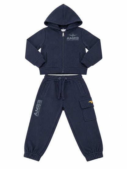 Aeronautica Militare tuta con cappuccio e zip