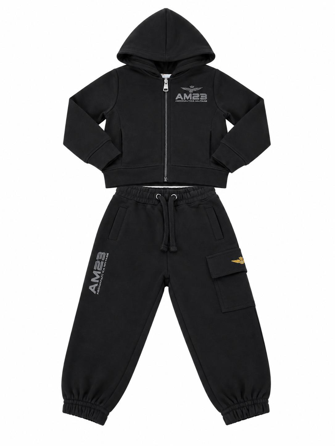 Aeronautica Militare tuta con cappuccio e zip