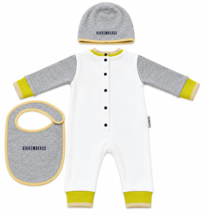 Bikkembergs Set con tutina, cappellino, bavetta e copertina