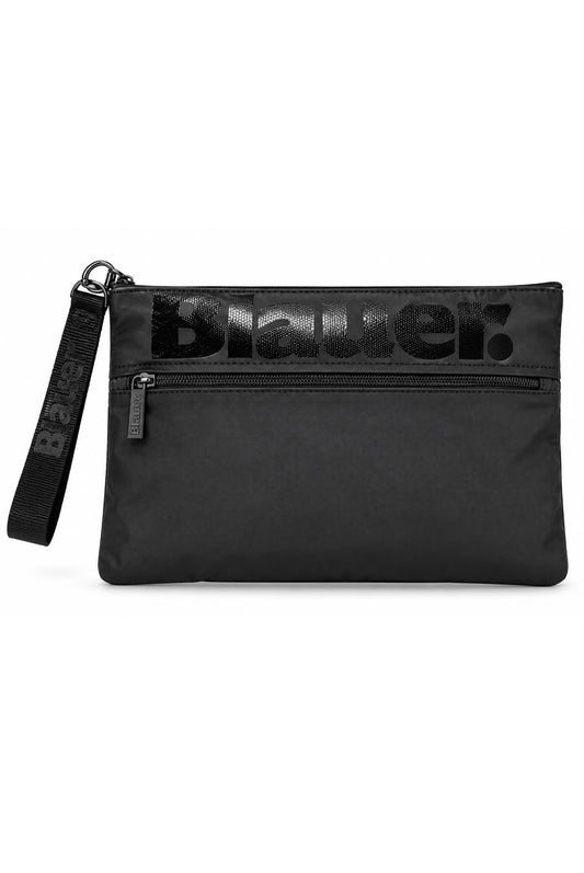Blauer Pochette waxed clutch