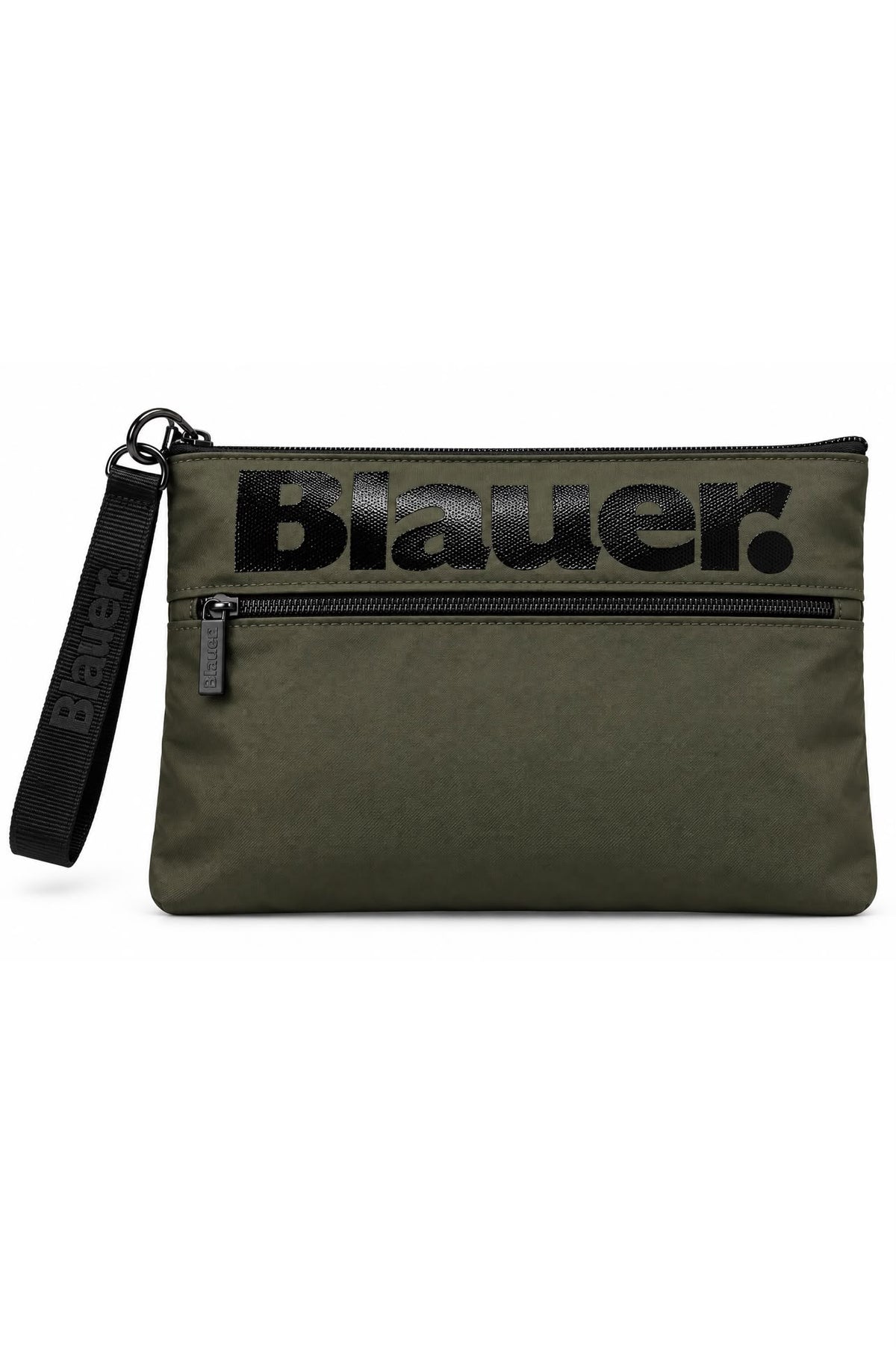Blauer Pochette waxed clutch