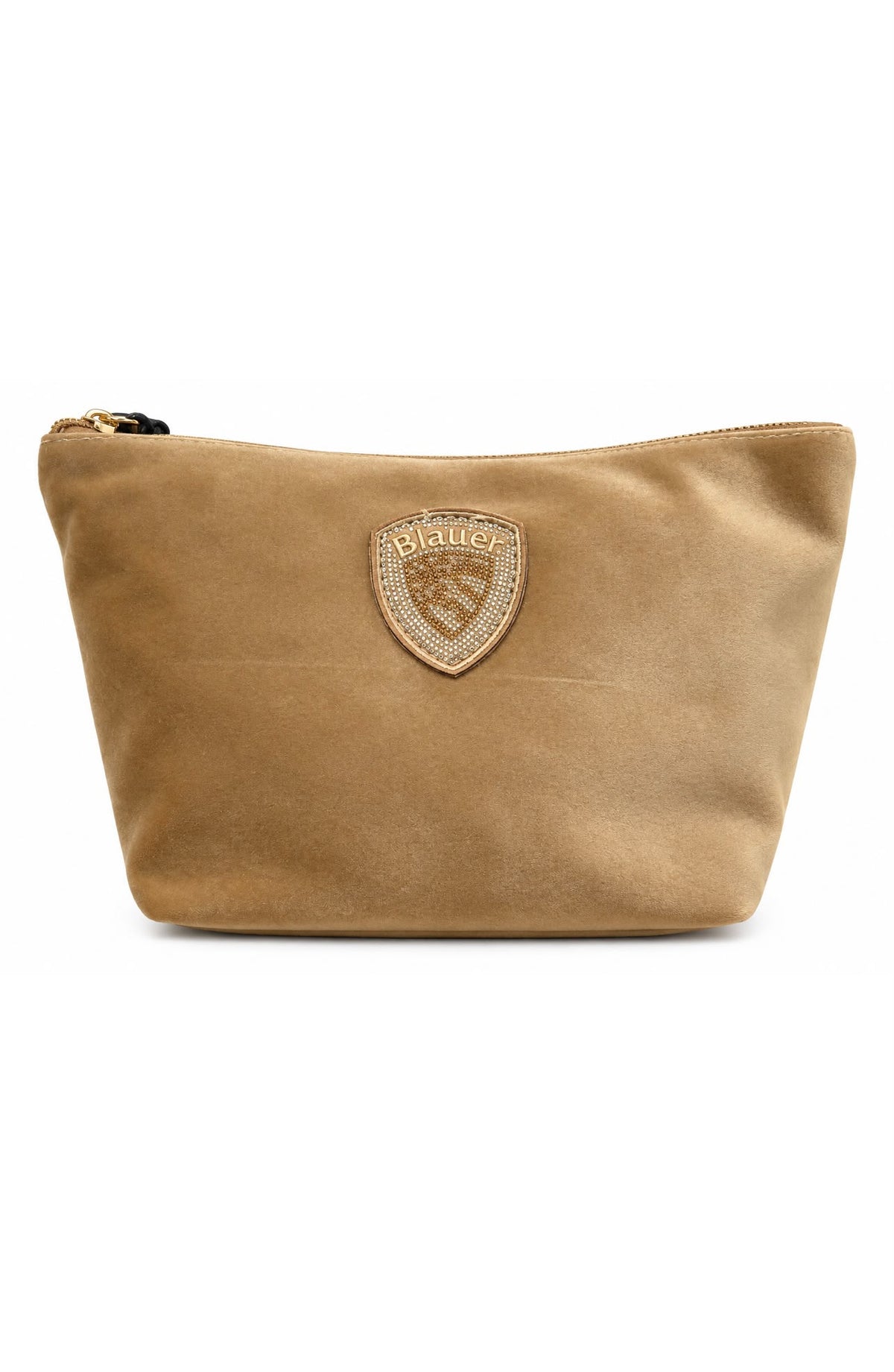 Blauer Velvet polyester clutch