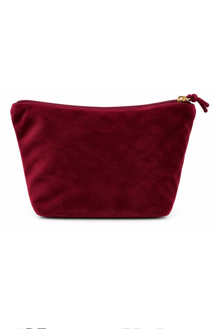 Blauer Velvet polyester clutch
