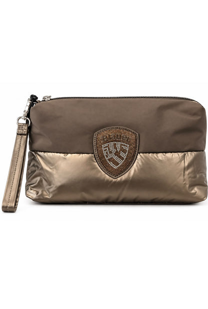 Blauer Pochette polyester nylon clutch
