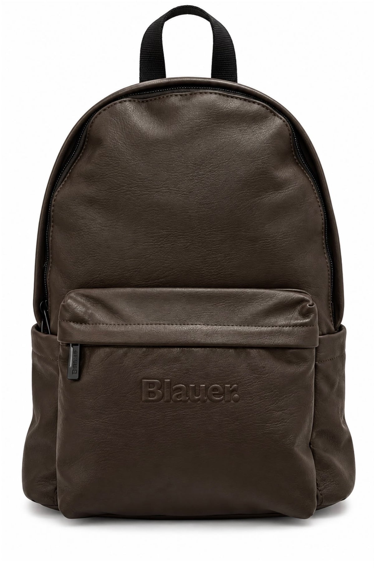 Blauer Zaino in pelle backpack
