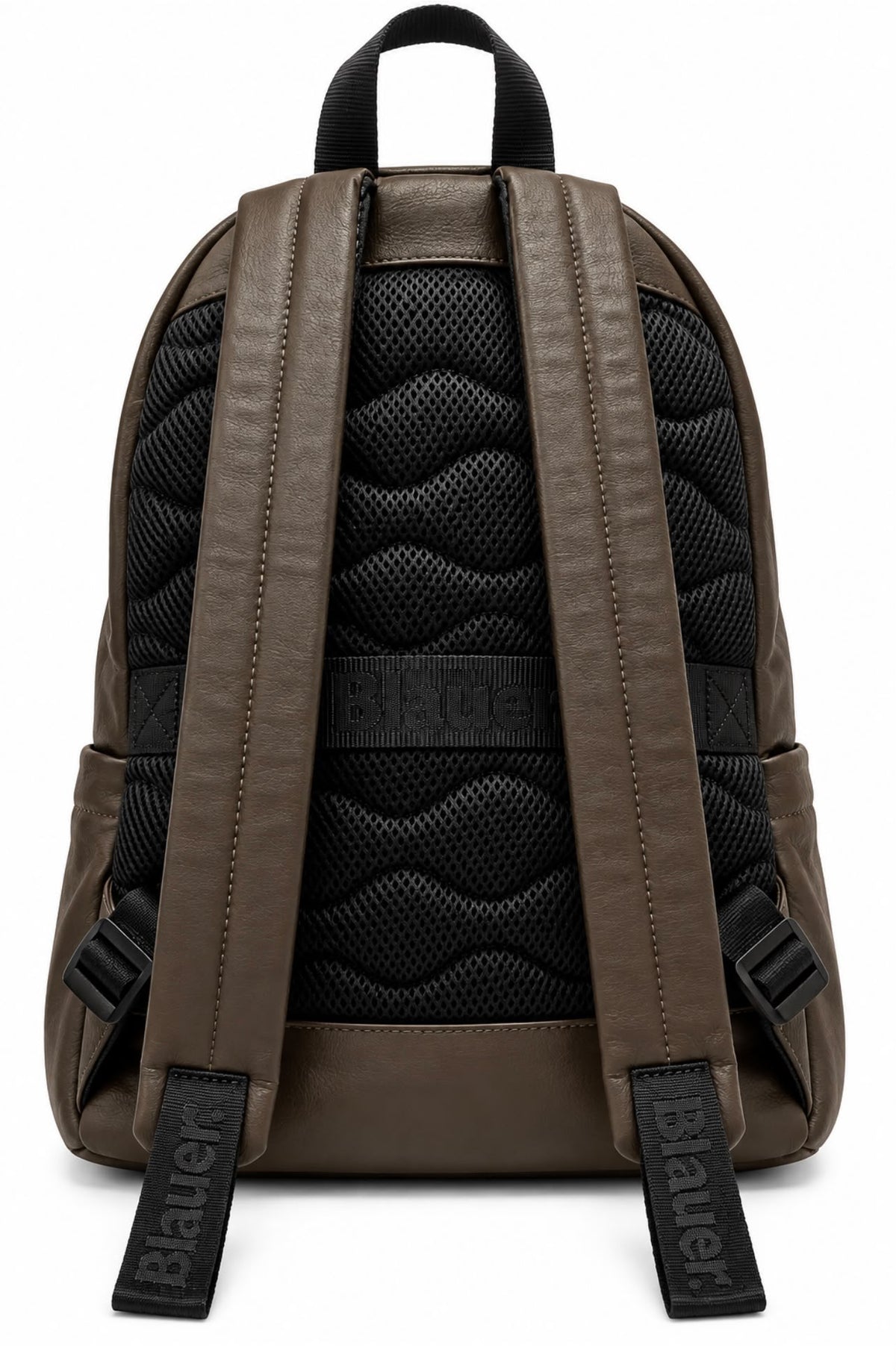 Blauer Zaino in pelle backpack