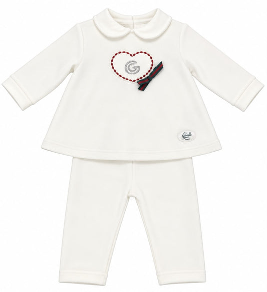 Gabriella Gucci completo con scarpina e cappellino per neonata