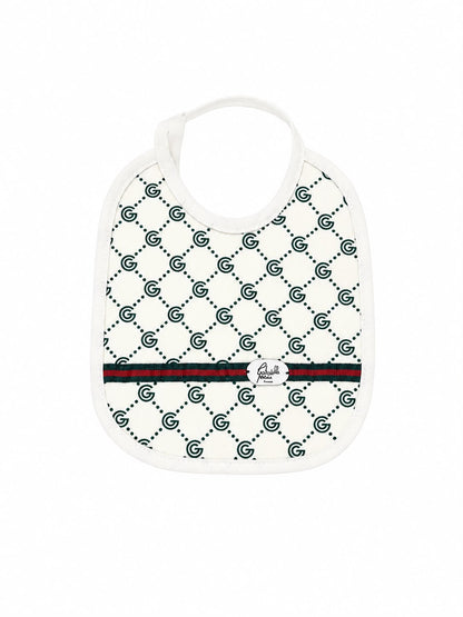 Gabriella Gucci set bavetta con triangolo di spugna
