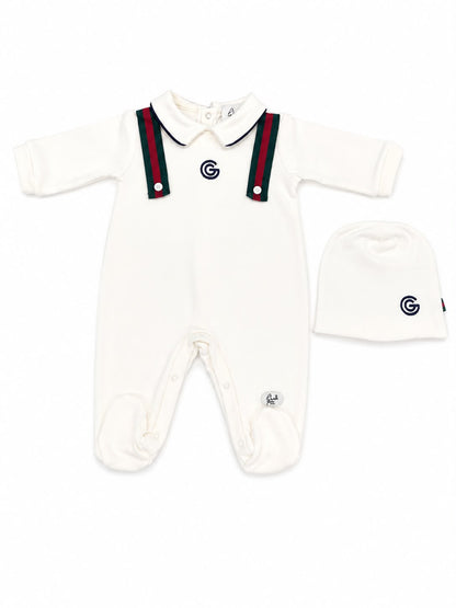 Gariella Gucci tutina in felpa neonato