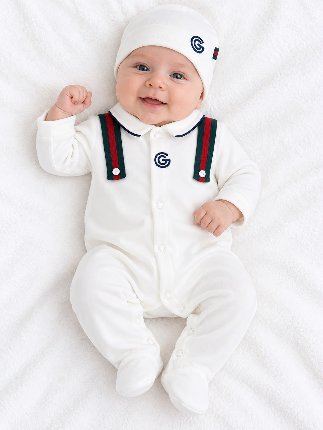 Gariella Gucci tutina in felpa neonato