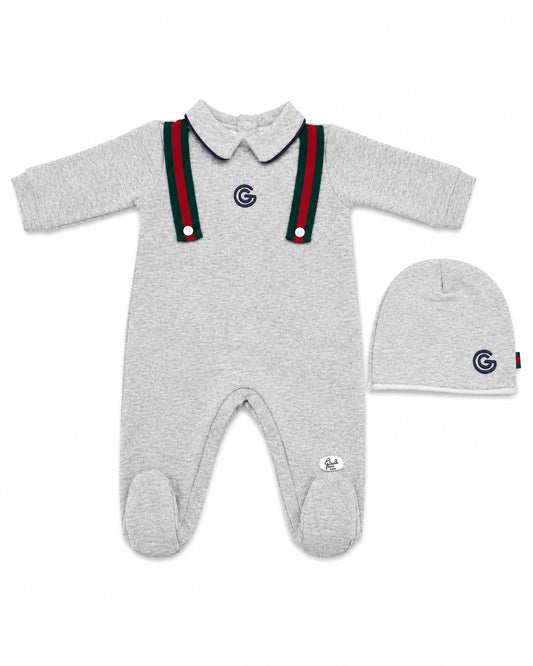 Gariella Gucci tutina in felpa neonato