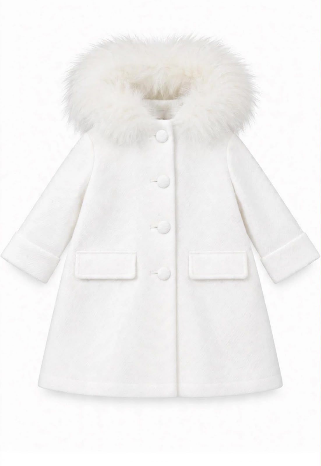 Isabel Martinez Cappotto con collo in pelliccia