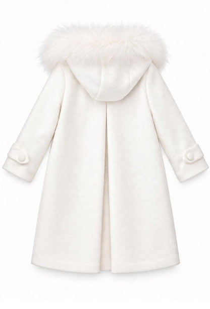 Isabel Martinez Cappotto con collo in pelliccia