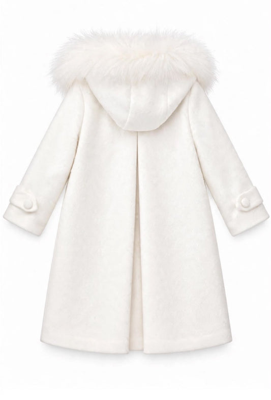 Isabel Martinez Cappotto con collo in pelliccia