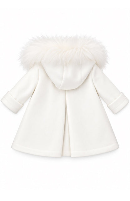 Isabel Martinez Cappotto con morbida pelliccia nel cappuccio