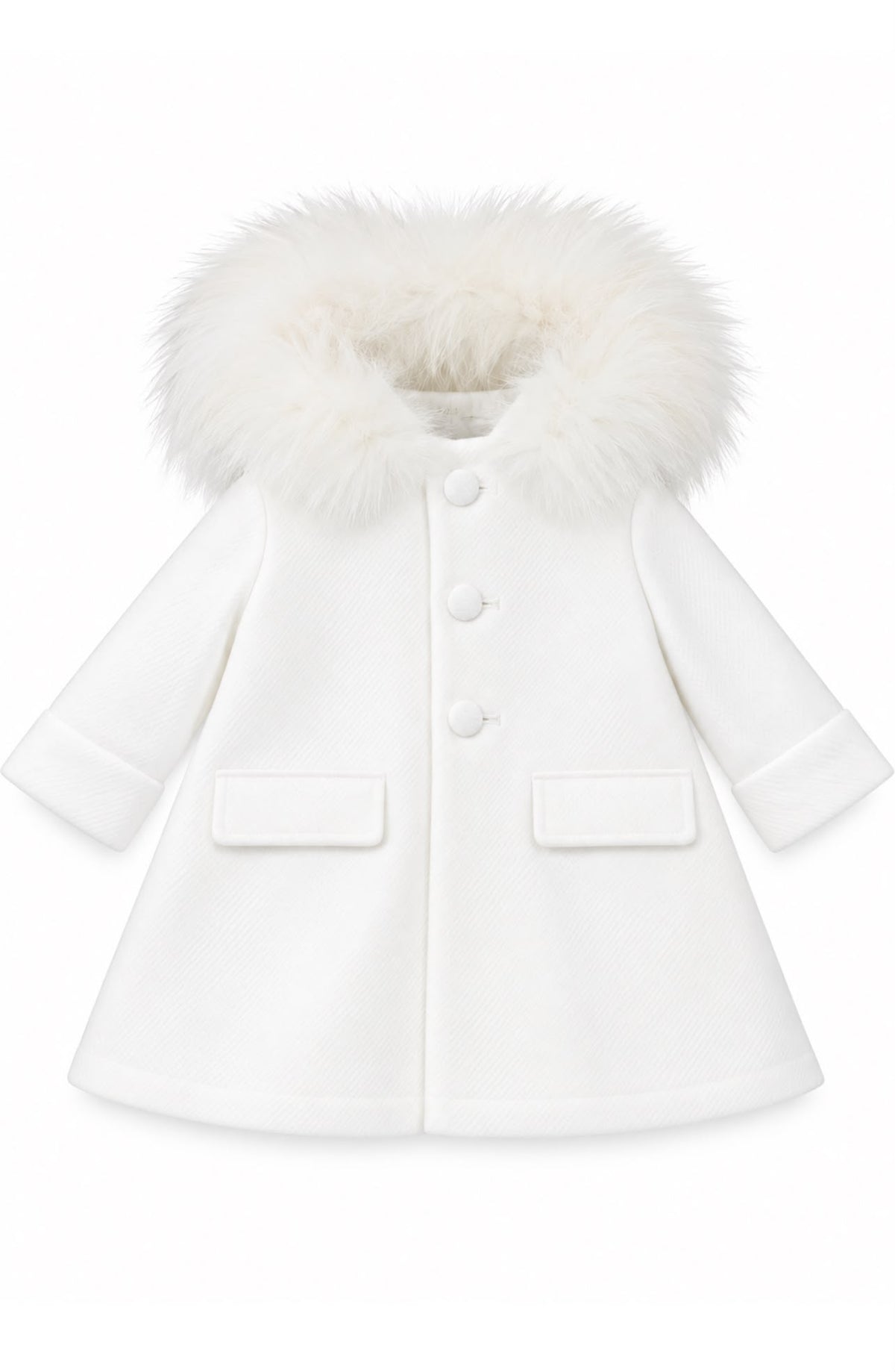 Isabel Martinez Cappotto con morbida pelliccia nel cappuccio