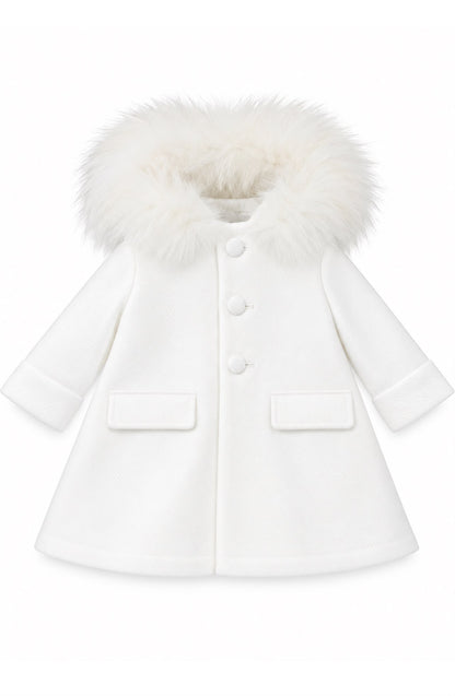 Isabel Martinez Cappotto con morbida pelliccia nel cappuccio