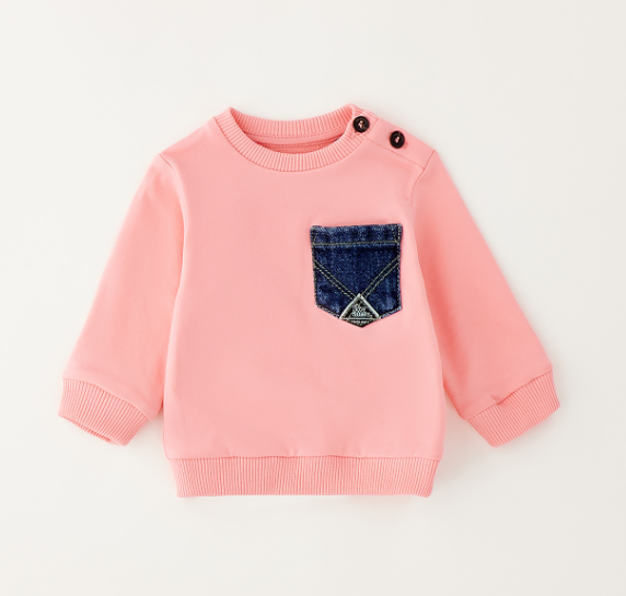 Roy Roger's Felpa con tasca jeans