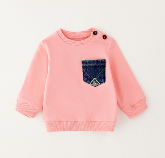 Roy Roger's Felpa con tasca jeans